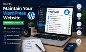 How to Maintain Your WordPress Website (Monthly Checklist)